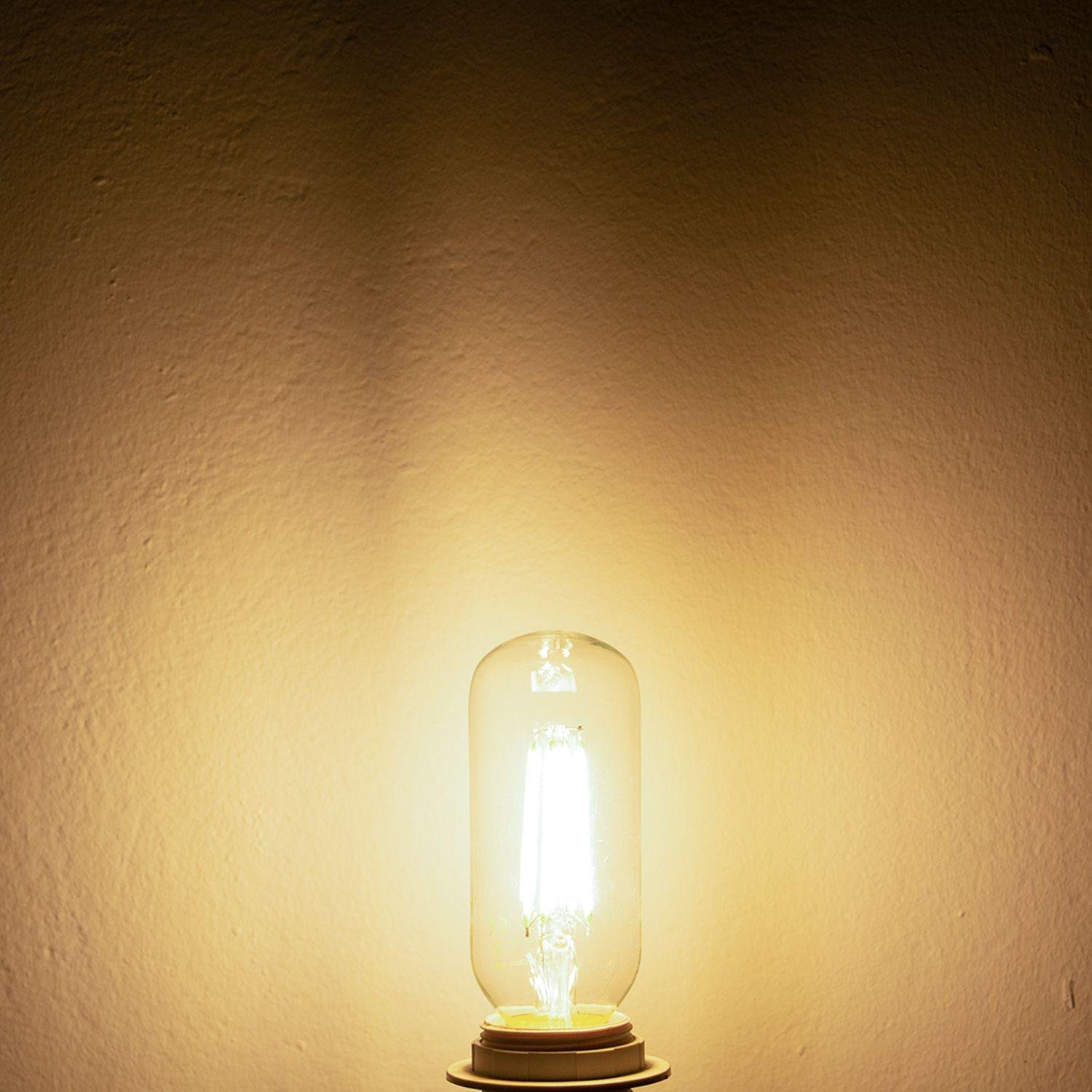 Λαμπτήρας LED Filament E27 T30, 8W, 360°, Θερμό Λευκό, Ρυθμιζόμενης Έντασης - Image 2