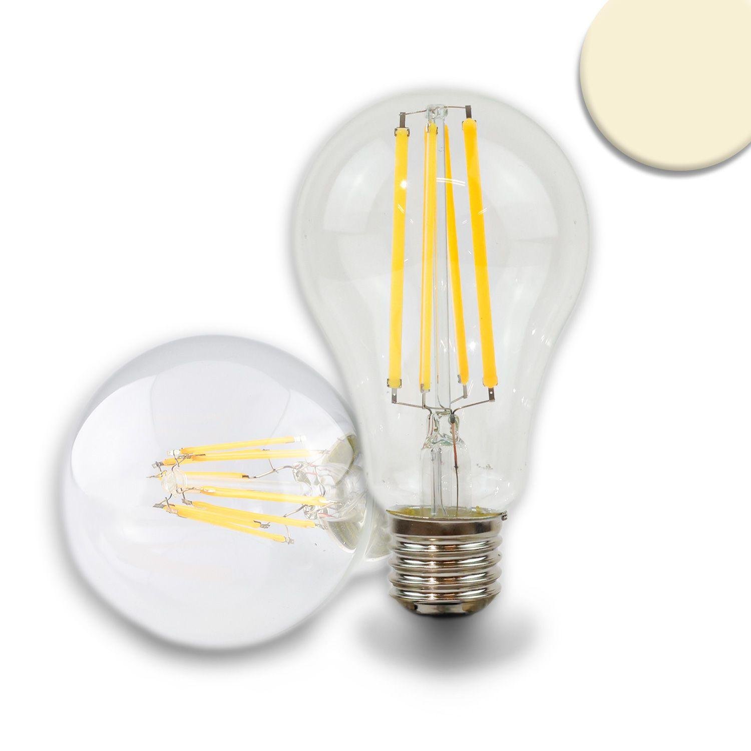 Λαμπτήρας LED E27 A60, 4W, Διαυγής, 215 lm/W, Θερμό Λευκό