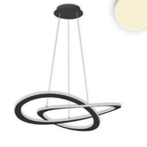 LED Κρεμαστό Φωτιστικό Design 600, Μαύρο, 40W, Στρογγυλό, 3000K, Dimmable