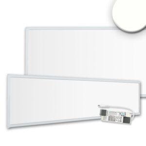 Led Πάνελ LED Οροφής 120x30cm 36W UGR<19, 4000K, PowerSwitch 21–40W, Λευκό RAL9016