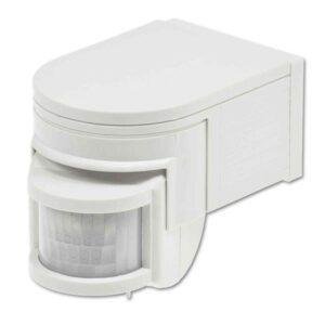 Ανιχνευτής Κίνησης PIR Λευκός 230V, 180°, 10m, IP44 – Επιτοίχια Τοποθέτηση για Εσωτερική & Εξωτερική Χρήση