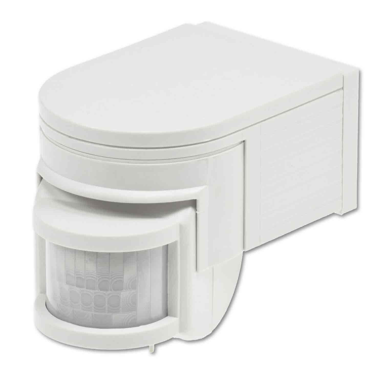 Ανιχνευτής Κίνησης PIR Λευκός 230V, 180°, 10m, IP44 – Επιτοίχια Τοποθέτηση για Εσωτερική & Εξωτερική Χρήση