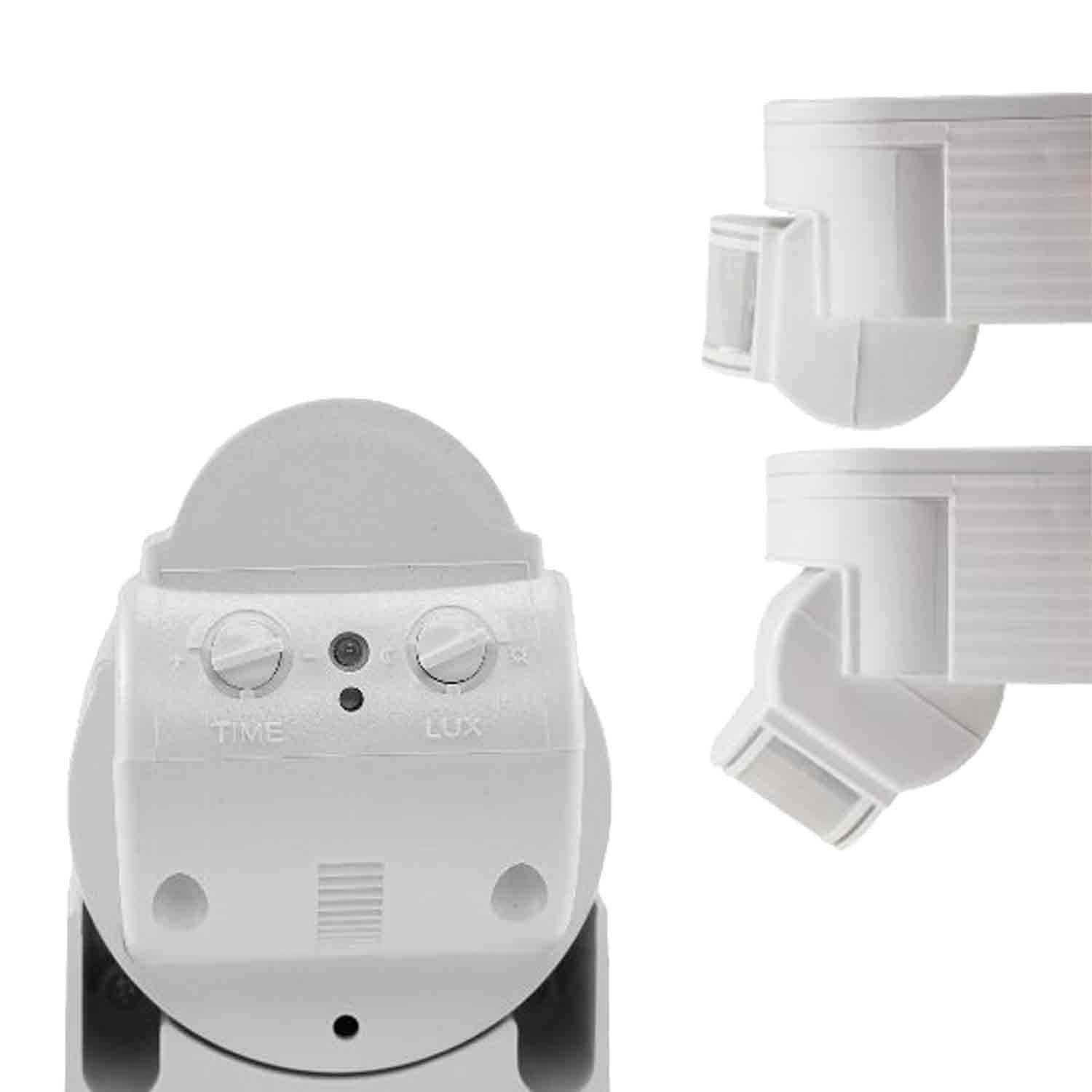 Ανιχνευτής Κίνησης PIR Λευκός 230V, 180°, 10m, IP44 – Επιτοίχια Τοποθέτηση για Εσωτερική & Εξωτερική Χρήση - Image 3