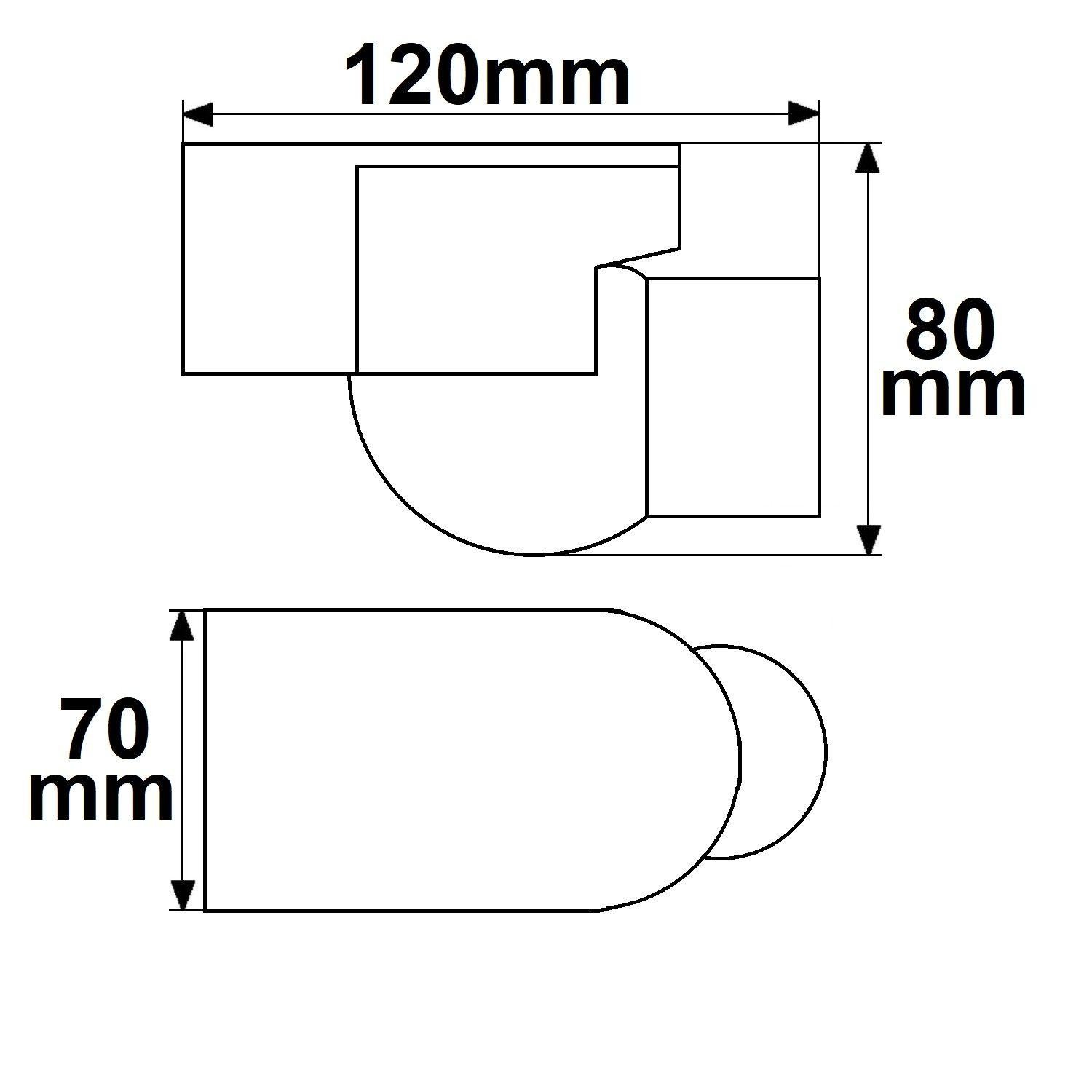 Ανιχνευτής Κίνησης PIR Λευκός 230V, 180°, 10m, IP44 – Επιτοίχια Τοποθέτηση για Εσωτερική & Εξωτερική Χρήση - Image 2