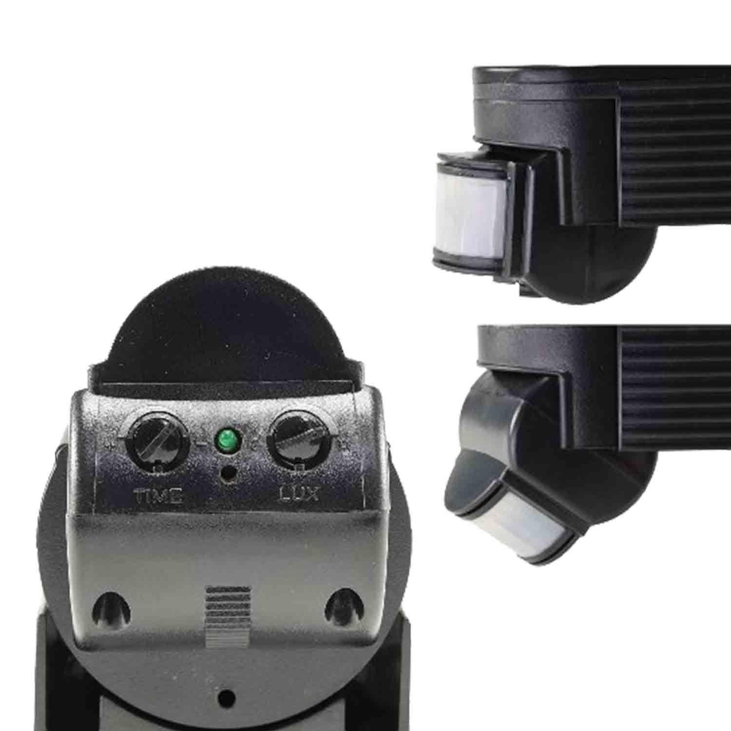 Ανιχνευτής Κίνησης PIR Μαύρος 230V, 180°, 10m, IP44 – Επιτοίχια Τοποθέτηση για Εσωτερική & Εξωτερική Χρήση - Image 3