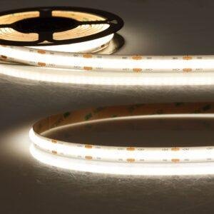 COB LED Streifen 24V Warmweiß 2700K, 14,4W/m, IP20, 5m
