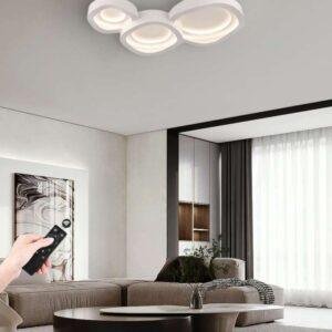 Φωτιστικό LED ESTELLA – 3 Αποχρώσεις Λευκού, Dimmable, 140W, Λευκό Αλουμίνιο