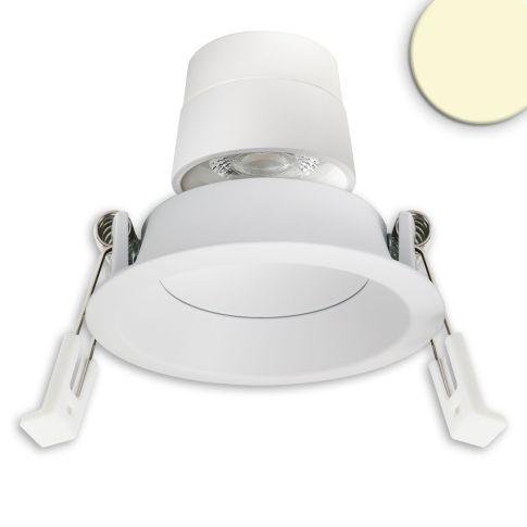 LED Einbaustr. Back68, weiß matt, rund, 5W, CRI90, 2700K, schwenkbar, rückvers., UGR<12, dimmbar – Bild 3
