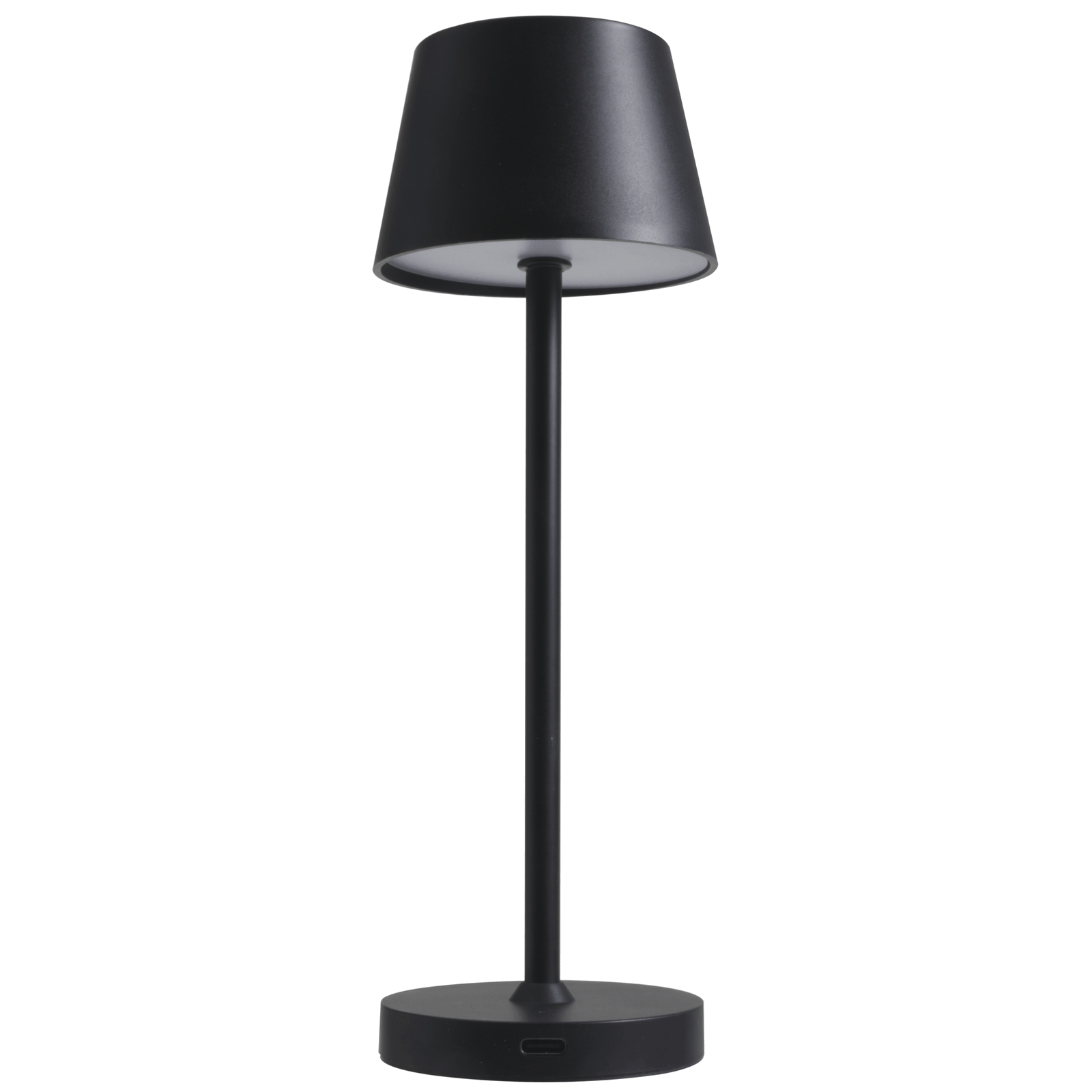 LED-Tischleuchte ROLF KERN „Club Nano“ 21cm, schwarz, Akku, dimmbar