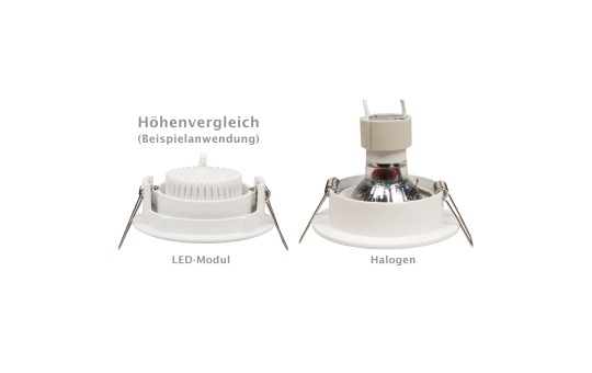 LED-Modul 5W, 400 Lumen, 230V, 50x25mm, warmweiß, 3000K – Bild 3
