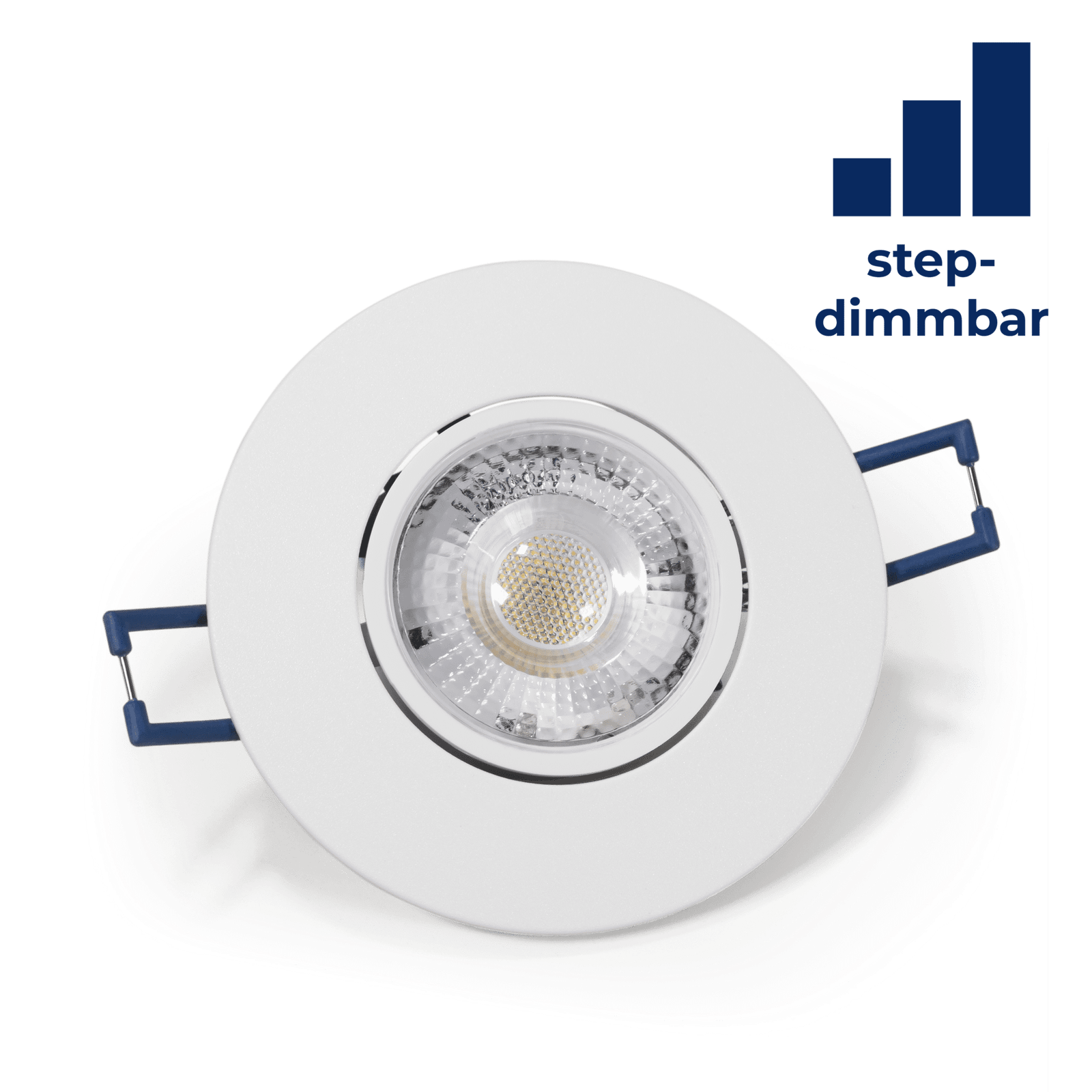 LED-Einbauleuchte 4,5W, 480 lm, 3000K Warmweiß, Step-Dimmbar, Ø 90 mm, IP20