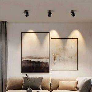 LED Spot Light Εξωτερικό Περιστρεφόμενο 10W 3000K Μαύρο