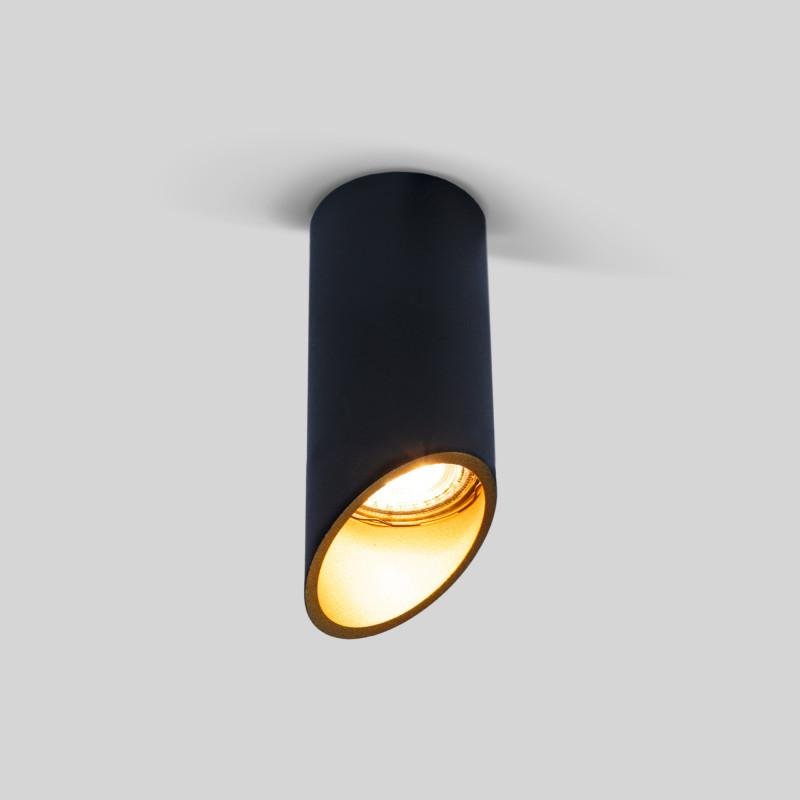 MALVI Deckenleuchte GU10 Schwarz/Gold – Produktansicht