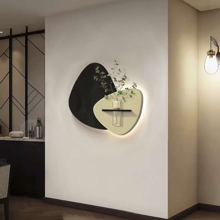Διακοσμητικός Πίνακας 3D με LED Φωτισμό 16W, 3 Χρωματικές Αποχρώσεις, Dimmable με Ασύρματο Controller - Image 4