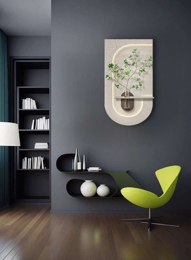 Deko-Wandbild mit LED-Beleuchtung 36W, 3 Lichtfarben, Dimmbar mit 2.4GHz Funk-Controller – Bild 3