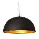 BULET Pendelleuchte E27 Schwarz/Gold – Ø400 mm – Produktansicht