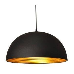 BULET Pendelleuchte E27 Schwarz/Gold – Ø400 mm – Produktansicht