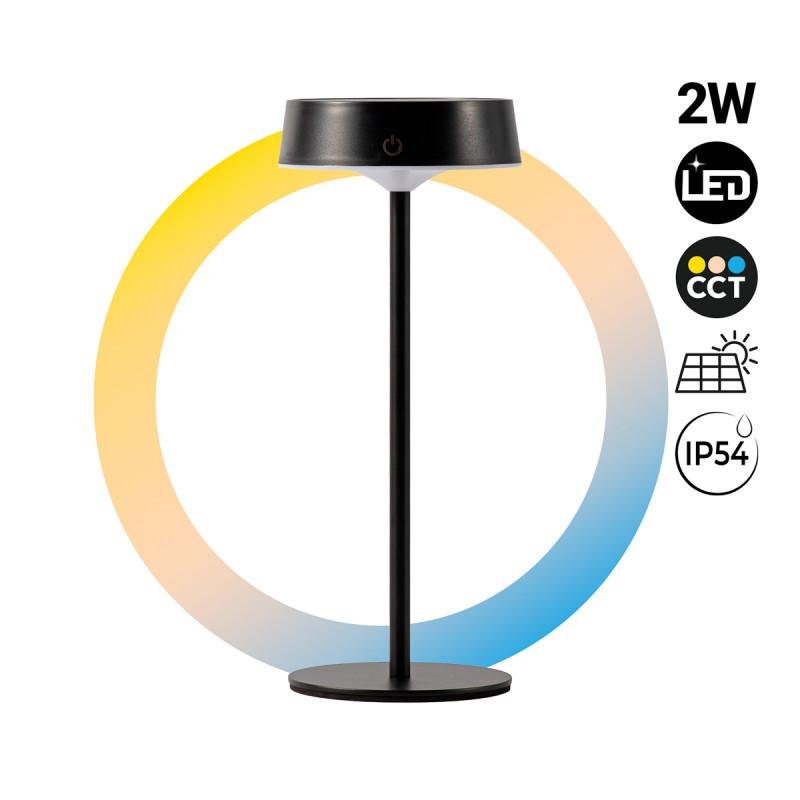Solar CCT LED-Tischleuchte LBS1007-N – Produktansicht
