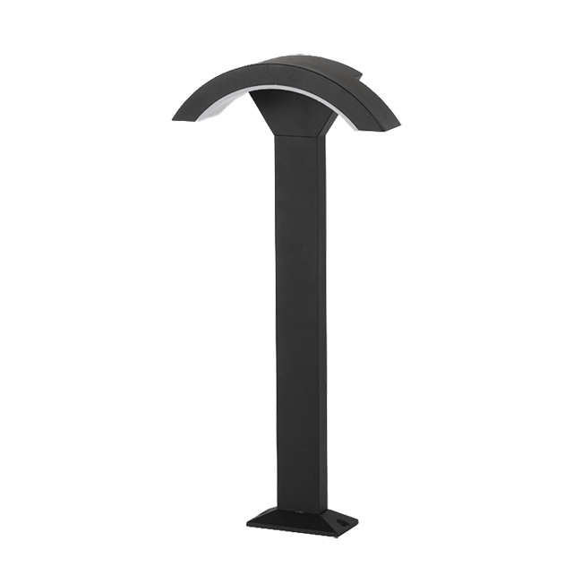 LED Gartenleuchte 18W 3000K Warmweiß, Schwarz, Aluminium-Druckguss, Höhe 60cm – Bild 2