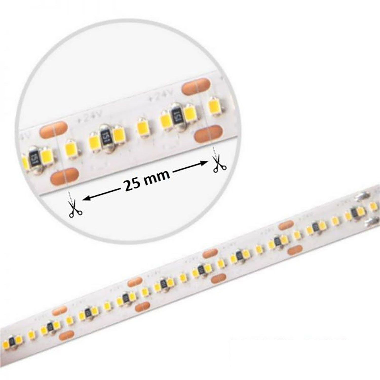 Ταινία LED Θερμό Λευκό 5m – 24V για Εσωτερικό Φωτισμό - Image 2