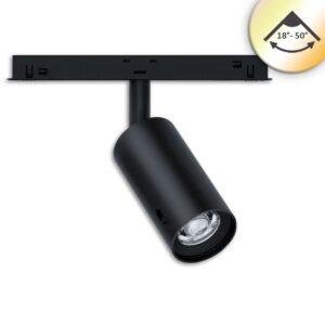 Προβολέας ράγας SELECT 8W, UGR<19, 18°–50°, Μαύρος, ColorSwitch 2700–5000K