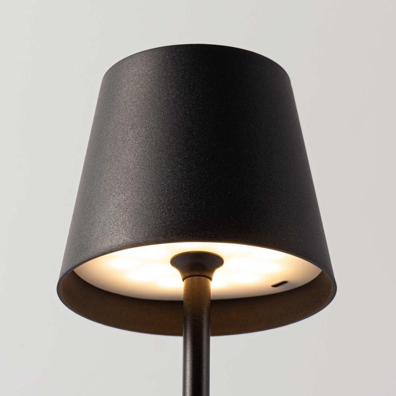 Tragbare CCT LED-Tischleuchte LB1001-N Schwarz – Detailansicht 4