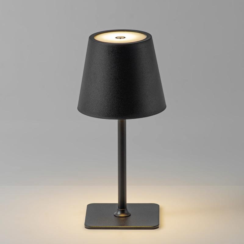 Tragbare CCT LED-Tischleuchte LB1001-N Schwarz – Detailansicht 6