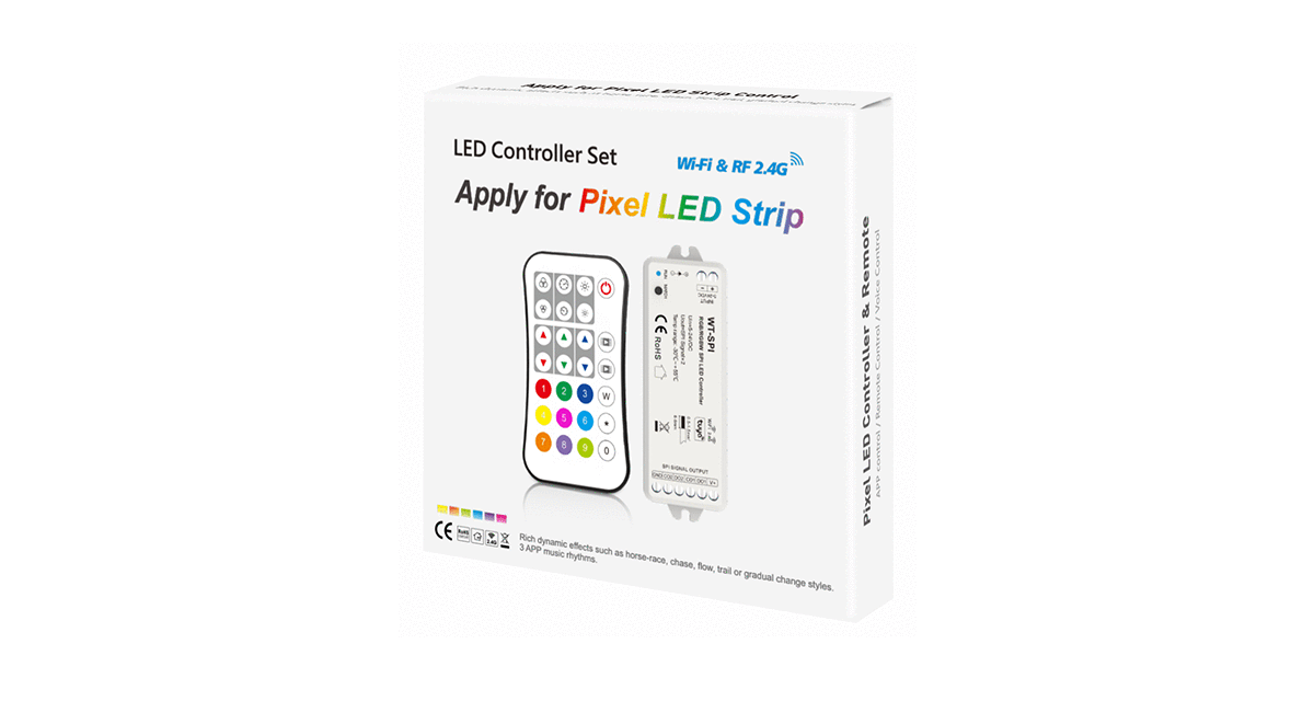 RGB SPI LED Controller WT-SPI + R9 | WiFi Tuya - Image 2