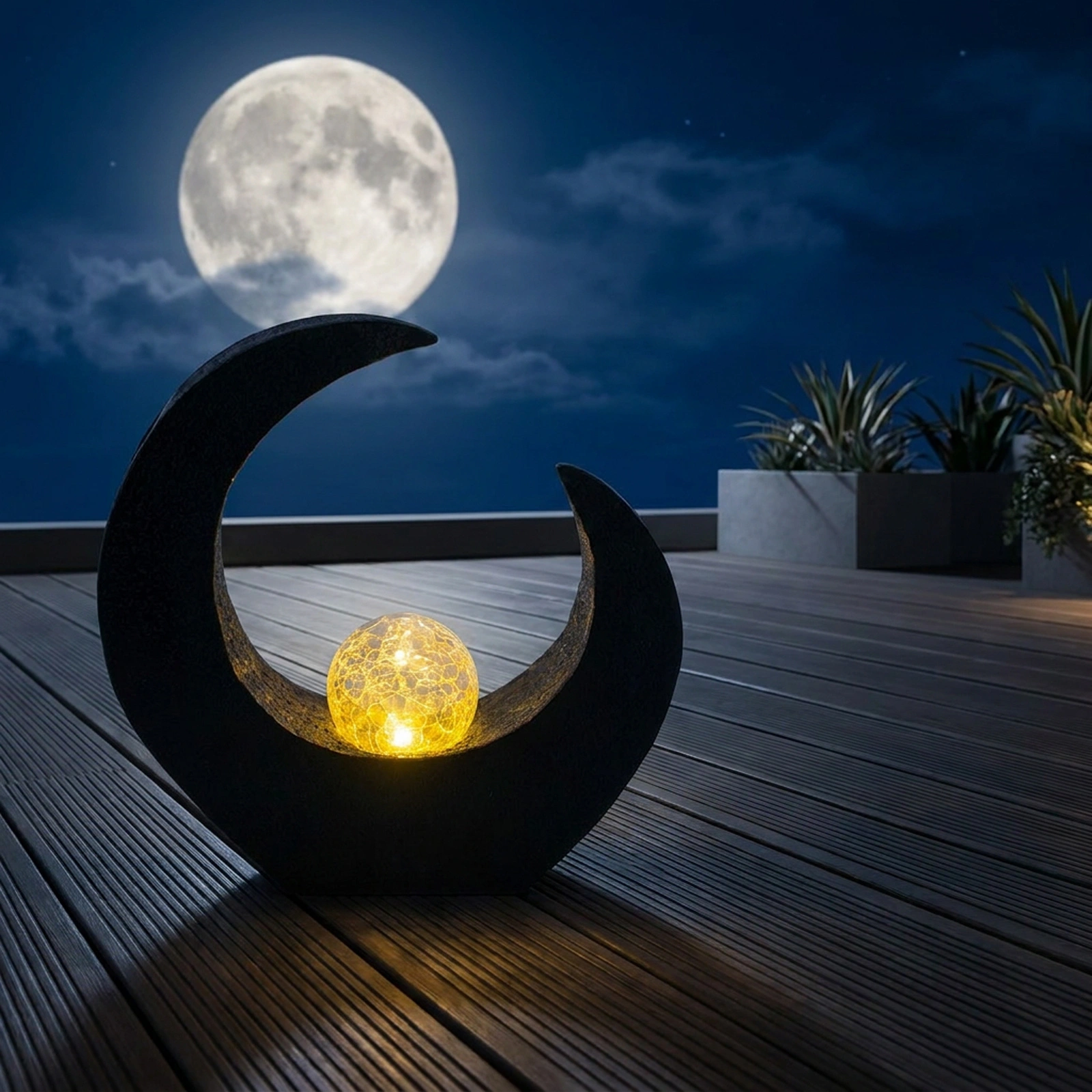 LED Solar Laterne AURORA IP44 2700K – Solar Gartenleuchte