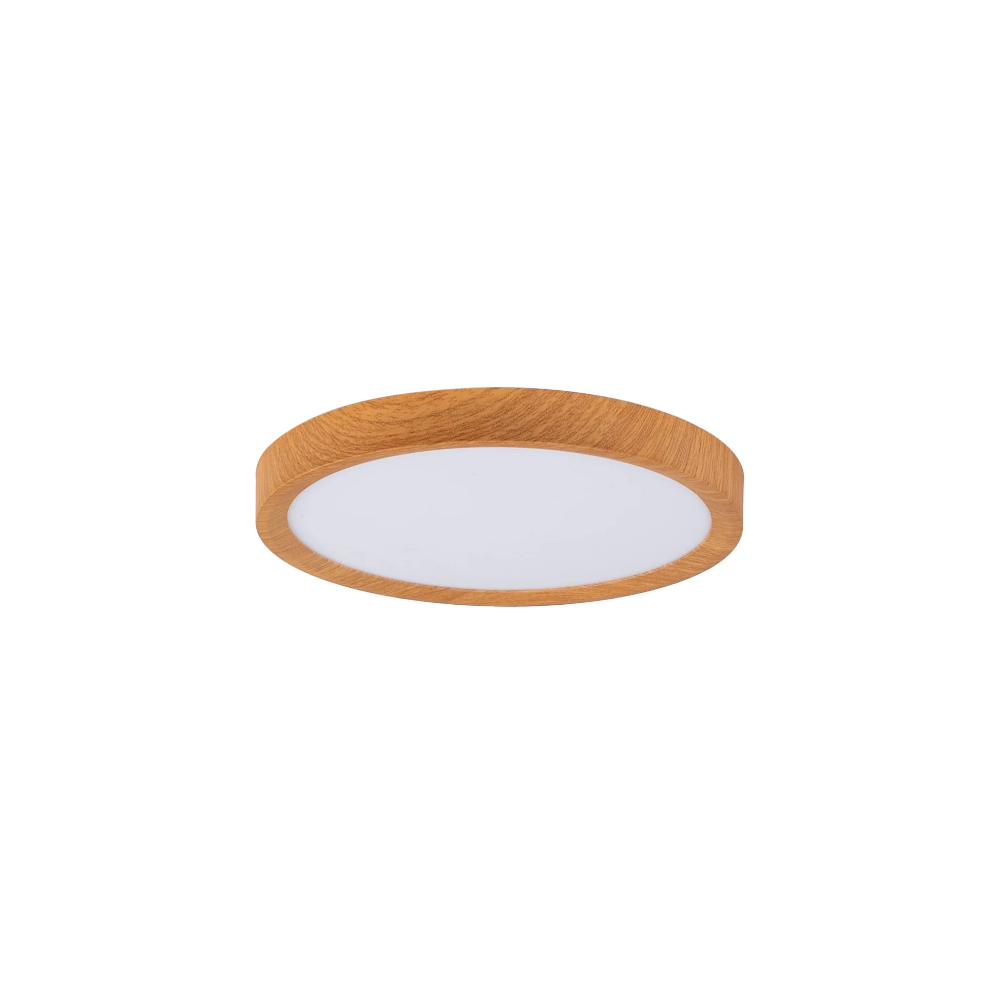 LED Deckenleuchte 24W CCT Holzoptik – Frontansicht