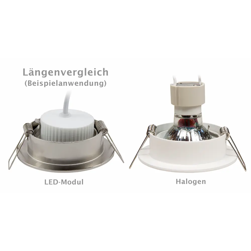LED-Modul McShine "MCOB", 5W, 400lm, 230V, 50x25mm, 3000K, dimmbar, 10er-Pack – Bild 3