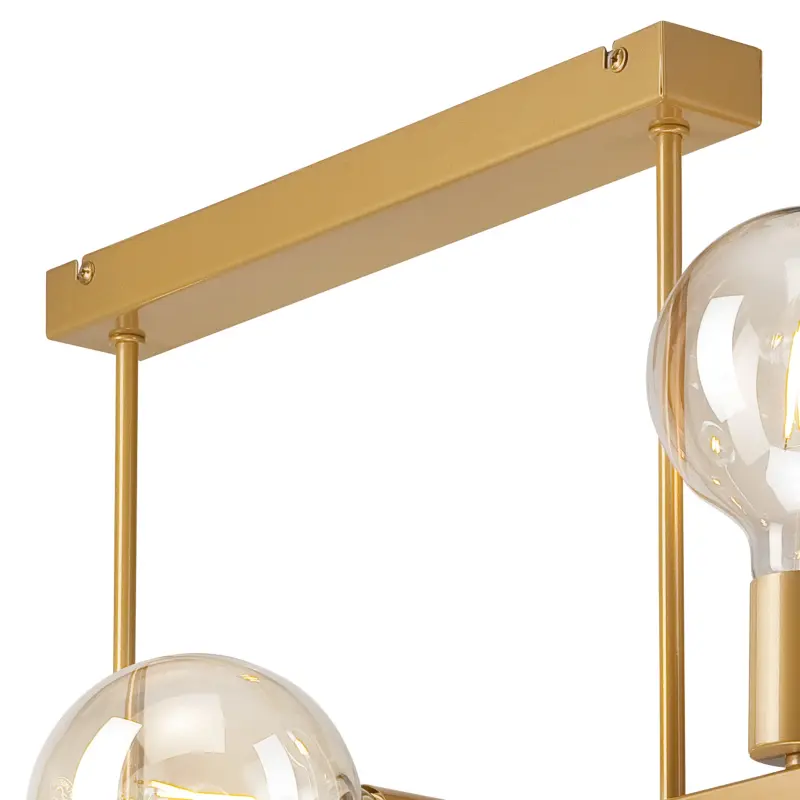 ASTRID 6xE27 Gold Glamour Deckenleuchte LM-6.146 Lamkur – Bild 4
