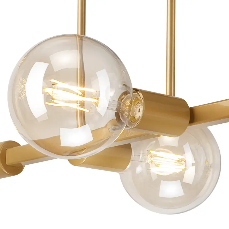 ASTRID Pendelleuchte 4xE27 Gold Glamour LM-4.146 Lamkur – Bild 3