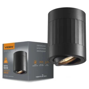 Aufbauleuchte Deckenleuchte LED Tube GU10 Schwarz VIDEOX