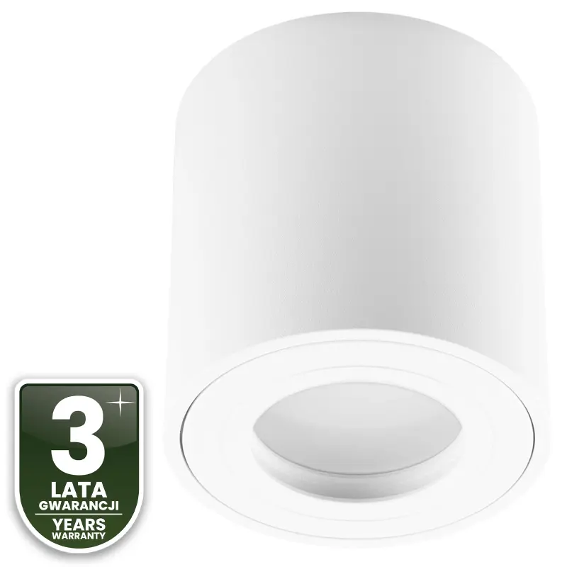 Aufbauleuchte HALOGEN Spot Röhre Fest EGIO GU10 LUMILED Rund IP44 Weiß 83mm – Bild 3