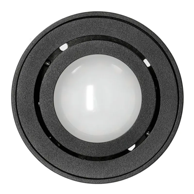 Aufputz-HALOGEN-SPOT 50 mm schwarz rund bewegliche Leuchte OH36S Kobi – Bild 3