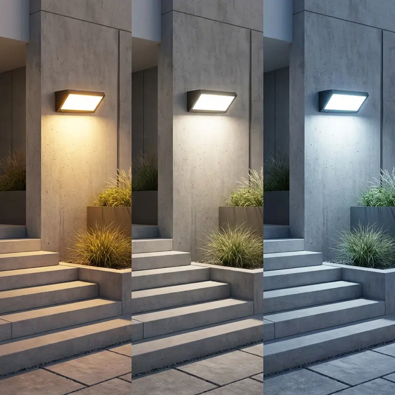 Außengartenleuchte CCT 12W LED IP44 Elevation Wandleuchte MAVIS LUMILED – Bild 3