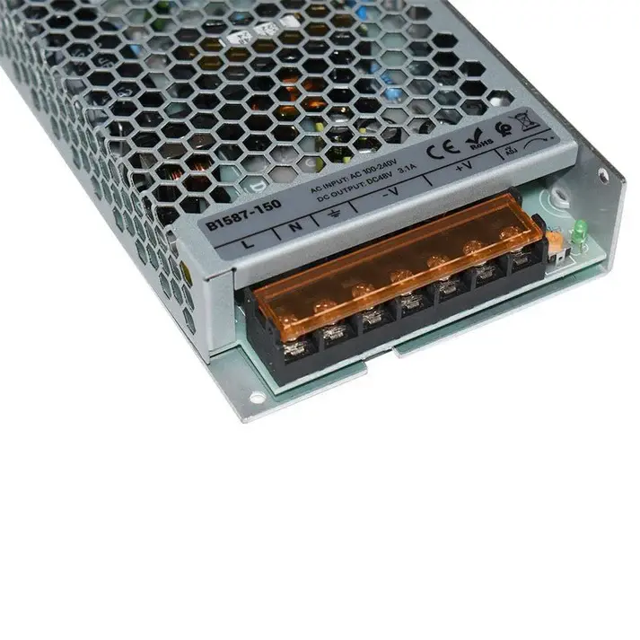 Schaltnetzteil 48V DC 150W – 3,1A, IP20 – Detailansicht 2