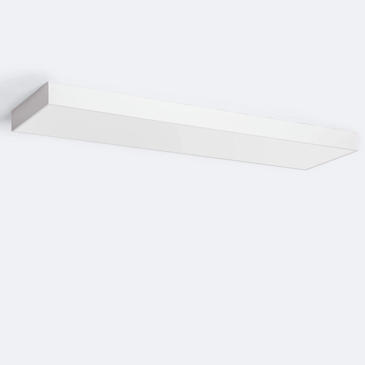 Befestigungsset/ Aufbau für LED-Panel 120x30, Frontansicht