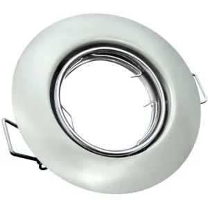 BEWEGLICHE Deckenleuchte OPIN GOLDLUX (Polux) RUNDES METALL-NICKEL