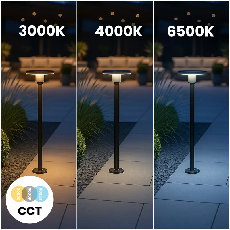CCT LED 12W 3000-6500K IP65 CORTUS LUMILED Gartenpfostenlampe – Bild 3