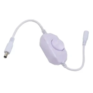 Dimmer für LED-Streifen manueller Controller 6 A 12 – 24 V WEISS