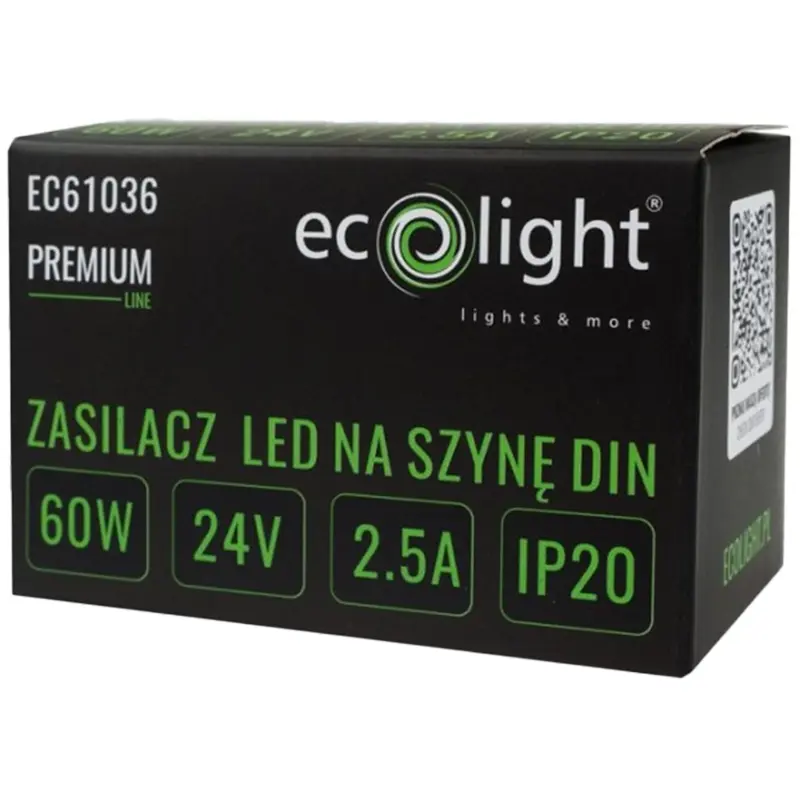 DIN-Schienen-Netzteil Ecolight Premium Line 60W 24V – weitere Ansicht