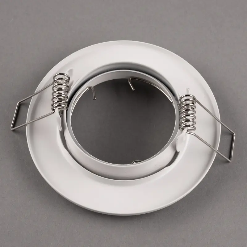 Einbaustrahler GU10, MR16 Einbauspot HALOGEN Runde beweglich Weiß Blech AURELI LUMILED – Bild 4