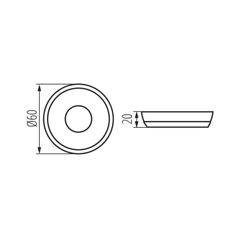 Fernbedienung für LED-Streifen REMOTE O 1 MONO/CCT-B 1-Zone Schwarz KANLUX – Bild 2