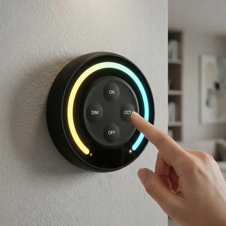 Fernsteuerung für LED-Streifen Mono RF Touch für Dimmer S1-B Masterled