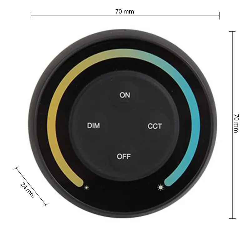 Fernsteuerung für LED-Streifen Mono RF Touch für Dimmer S1-B Masterled – Bild 3