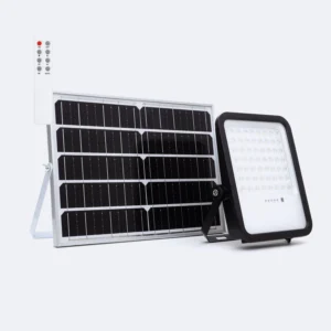 LED Fluter Solar 2200 lm IP65 mit Fernbedienung Nurda Neutralweiß 4000K