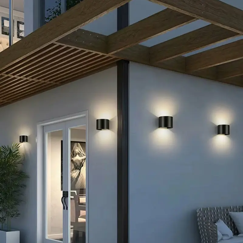 Garten Wandleuchte LED G9 Verstellbar Rund Oben Unten Schwarz PYXIS LUMILED – Bild 2