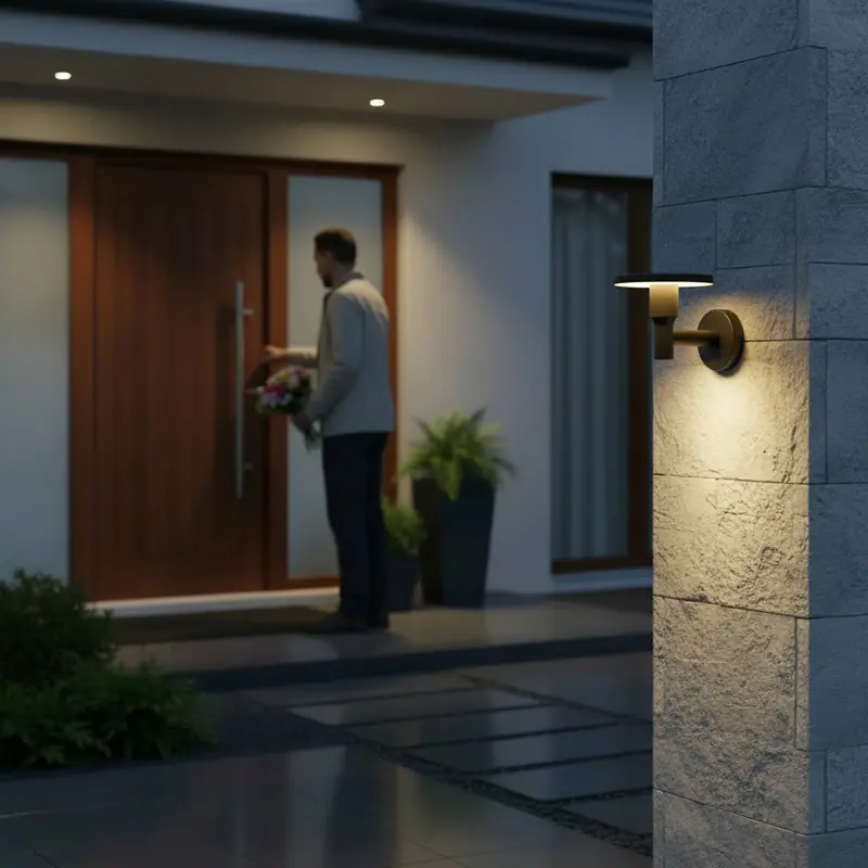 Gartenleuchte CCT LED-Wandleuchte 12W 3000-6500K IP65 CORTUS LUMILED – Bild 2